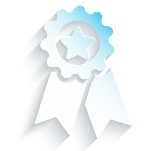 blue ribbon quality symbol